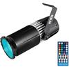 SENLAN Luce LED Pinspot SENLAN 15 W RGBW 4 in 1 SMD 5050 con telecomando IR (messa a fuoco manuale), RS-33