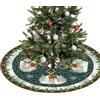 Kendwing Tappeto Albero di Natale, 90cm, Copertura Creativa per la Casa