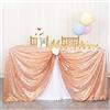ShinyBeauty Tovaglia con paillettes-125x180 cm-Oro Rosa Tessuto con Paillettes Matrimonio Paillettes Tovaglia da banchetto in oro rosa Tovaglie per tovaglie per Feste Grandi Decorazioni Gatsby