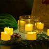 flintronic 12 Lumini Candele LED, Candele Senza Fiamma con Batterie Adatte per Decorazione di Casa Camera Natale Pasqua Festa Di Matrimonio - Bianco Caldo