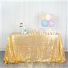 ShinyBeauty Tovaglia con Decorazioni in Oro Luccicanti, Rettangolo da 60x120 Pollici, Overlay per Matrimonio, Tovaglie Uniche per Feste, Tovaglia Scintillante Dorata, Copritavolo in Lino.