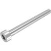 SECCARO Vite a testa cilindrica M3 x 30 mm, acciaio inox V2A A2, DIN 912 / ISO 4762, esagono interno, filettatura piena, 20 pezzi