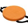 ZIBENE Cuscini sgabelli 30x30 Rotondi Antiscivolo, Cuscini Sgabello Tondo 30cm con Fibbia per Cinturino, Cuscini sedie Cucina con Elastico sfoderabili, Imbottitura in Spugna ad Alta densità, Arancia