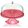 guzzini alzata con campana rossa serie tiffany