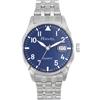 Ravel Plus - Orologio da Uomo Rotondo 40 mm con Calendario e Impermeabilità 3 ATM, Vetro Zaffiro e Quadrante Sunray - Analogico Quarzo - RPD-01-04