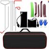 Menborn Kit di Attrezzi per Auto 16 Pezzi con 2 Cuneo d'Aria Bag/Distanziatore/Fermaporta/Leva, Kit Utensile di Smontaggio Riparazione Automatica, Riparazione Automatica