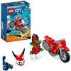 LEGO City Stuntz Stunt Bike Scorpione Spericolato, Moto Giocattolo Carica e Vai con Minifigure, Giochi per Bambini dai 5 Anni, Idea Regalo 60332