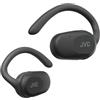 JVC HA-NP40T-B, cuffie Nearphones True Wireless Open-Ear con ganci per l'orecchio Pivot Motion, magnete al neodimio da 16 mm, Bluetooth 5.4, 26 ore di riproduzione - Nero