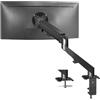 VIVO Supporto da scrivania articolato singolo da 17 a 27 pollici, braccio a molla pneumatica, adatto a 1 schermo monitor con VESA max 100 x 100, nero, STAND-V101O