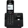 VTech CS2000 Telefono Cordless Casa DECT con vivavoce e blocco chiamate, Telefono fisso per anziani, identificatore di chiamate, LCD Display retroilluminato da 1.8, tasti grandi, modalità ECO, Nero