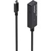 AISENS - A107-0870 - Cavo USB 3.2 Gen1X1 Prolunga con Amplificatore, USB-C/M-USB-C/H, Nero, 10M