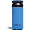 Muitomas Borraccia Termica 350ml - Leggera e Portatile in Acciaio, Design Elegante con Chiusura Ermetica - Colore Blu Ottanio