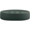 Spirella Portasapone Decorativo Effetto Pietra per Il Bagno - Dimensioni: 11 x 11 x 3 cm - Verde Scuro Opaco