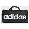 Adidas Linear Duffel L Borsone Nero Scritta Bianco