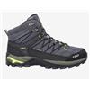 Cmp Rigel Mid Trekking Shoe Wp Grey/Yellow Fluo Uomo