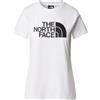 The North Face W S/S Easy Tee Tnf White T-Shirt M/M Logo Bianca Donna