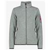 Cmp Woman Jkt Pile Lana Zip Salvia Mel Donna