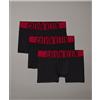 Calvin Klein Jeans Calvin Klein Underwear Trunk 3Pk Juneberry Boxer Neri Elastico Logo Rosso Uomo
