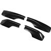 QUARKZMAN 4pz Auto Tetto Portapacchi Lato Guide Fine Copertura per Toyota RAV4, Nero