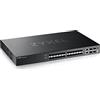 Zyxel 24-port SFP Nebula Cloud Managed/L3 Switch di accesso con 6 10G Uplink (2 Copper/4 SFP+) [XGS2220-30F]