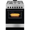 Electrolux LKK620010X - Cucina a gas, n° 4 fuochi, con forno elettrico, 60x60 cm, Inox, Classe energetica A