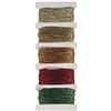 Rayher 53587616 Metallic di filato Stitch & Knot, 5 colori Je 10 m in assortiti, Oro