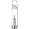 Roccobimbo Piantana porta scopino wc e rotolo Acciaio cromato h. 80 cm di Roccobimbo