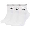 Nike Everyday Cushioned Calzini, Bianco (White/Black), M Uomo