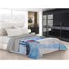Italian Bed Linen Sogni d'Autore Trapuntino Estivo in Microfibra con Stampa in Digital a Copertura Totale, Matrimoniale, SD31
