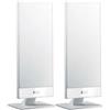 Kef T 101 Coppia Casse Slim Bianche