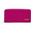 Desigual Accessories Nylon Long Wallet, Portafoglio Bi-Fold da Donna, Rosso, 20