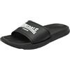 Lonsdale Naples, Sandali a Ciabatta Uomo, Nero E Bianco, 43 EU