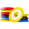 UPSTORE 10 supporti in silicone da 60 mm per lenza da pesca, colori assortiti, porta lenza, snell rig, bobine di avvolgimento, organizer per cavi senza grovigli