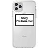 CrazyLemon Custodia per iPhone 12 PRO Max, Stile Semplice Creativo Divertente Frase di personalità Etichetta dell'umore Leggero Anti Giallo Morbido TPU Cover Posteriore Antiurto in Silicone - 05
