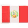 AZ FLAG Bandiera Perù 45x30 cm - Bandierina Peruviana 30x45 cm Cordicelle