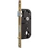 Bricard Serratura da incasso per porta anteriore, asse 45 mm, profilo rotondo per blocco, Supersurity, Chifral Round, 2654, colore: nero