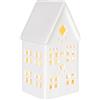 Bizzotto Casetta con led Dickens Bianco