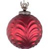 Bizzotto Pallina di Natale Rossa Opaca con Renna e Strass d10 cm Decorum Bizzotto