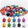 Furuising 100 Pezzi Campanelle Natalizie Colorate 14mm, Sonagli Piccoli in Metallo per Animali Domestici, Decorazioni Fai-da-te per Natale