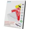 Pavo - Buste per Plastificazione A4 - FAST, 2 x 125 Micron - 100 pezzi, lucide