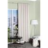HOME WOHNIDEEN Tenda pronta Minas in jacquard con effetto 3D, 245 x 140 cm, opaca, colore: beige, dimensioni: 245 x 140 cm, numero: 1 x