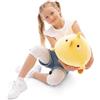 NICI Peluche Piu Piu 30x36cm giallo - Simpatico peluchetto con imbottitura morbida per giochi e coccole, perfetto come idea regalo per bambini e adulti