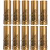 OKJHFD 10 Pz E14 Tubo Metallico Testa Della Lampada Involucro Ferro Lampadario Di Cristallo Tubo Accessori Per L'illuminazione Raccordi per Portalampada Candela Base Della Lampada Del (bronzo dorato)