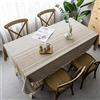 AMCER Tovaglia Copritavolo 90x160cm, Tovaglia da Cucina, Resistenti alle Rughe, Anti-Macchia, Adatto per Tavola Quadrata Tavola Rotonda Tavolino - Colore caffè Chiaro