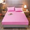 Morbuy Coprimaterasso Impermeabile Matrimoniale Traspirante con Cerniera Microfibra Extra-Morbida e Biestensibile Coprimaterasso (Singolo (80X200cm+10),Rosa)