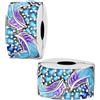 LNQOBU Clip/Stopper Charms per Bracciale Argento 925 Pave Cubic Zirconia Bead Stella Luna Farfalla Blu Gioielli Regalo per Donna