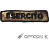DEFCON 5 Patch Ricamata con Velcro Esercito Vegetata Defcon 5