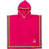 United Colors of Benetton Albornoz Niños de Algodón Rosa Accappatoio Poncho 65x65cm da 380GSM 100% Cotone, 4-10 Anni Unisex-Bambini e Ragazzi
