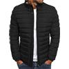 Kobilee Uomo Giubbotto Primaverile Antivento Leggero Cerniera Giacca Invernale Casual Imbottita con Cappuccio Elegante Cappotto Giacca Mezza Stagione Calda Montagna Piumino Giubbotto Trapuntato