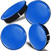 SkinoEu® 4 x 60mm Coprimozzi Coprimozzo Universale Copricerchi Tappi per Ruote Tappi di Cerchioni Tappi di Copertura Senza Logo Blu C 8